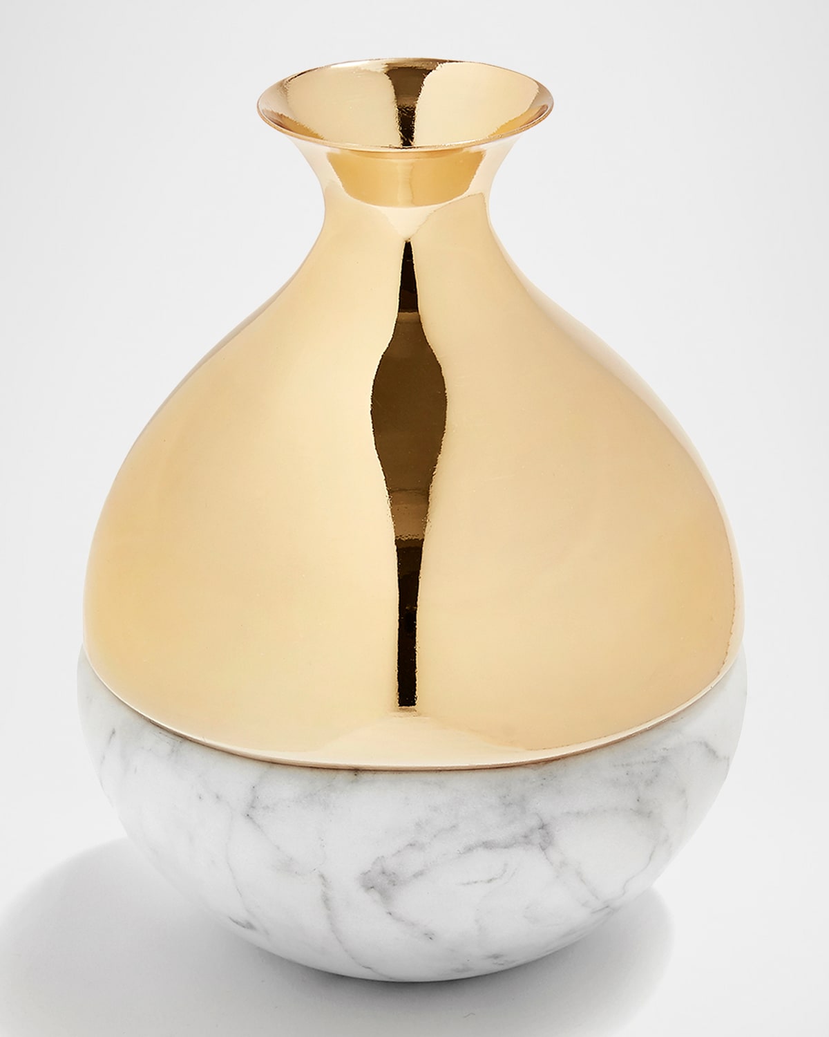 Shop Anna New York Dual Bud Vase In Gold