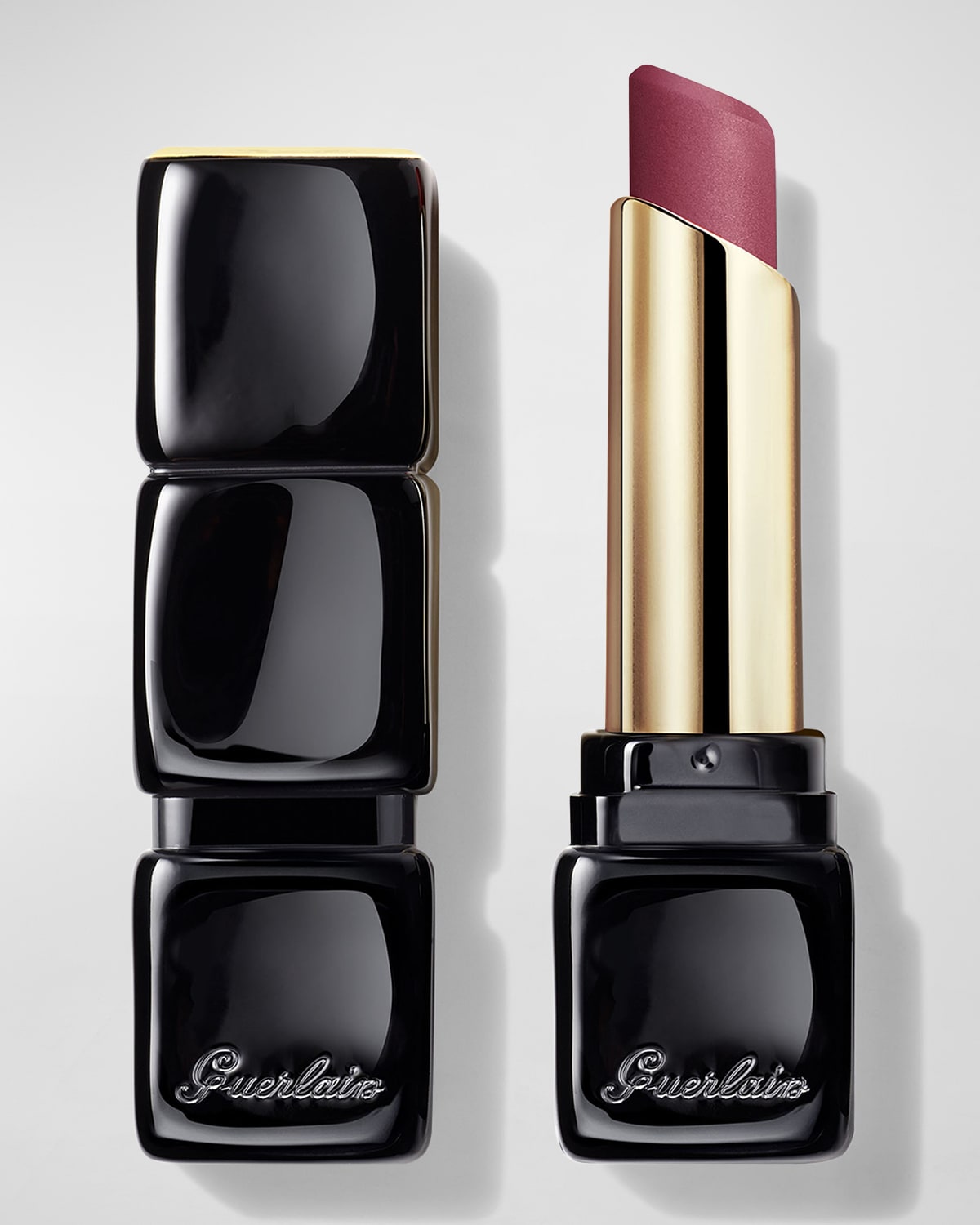 Shop Guerlain Kisskiss Tender 16-hour Comfort Lightweight Luminous Matte Lipstick In 530 Dreamy Rose