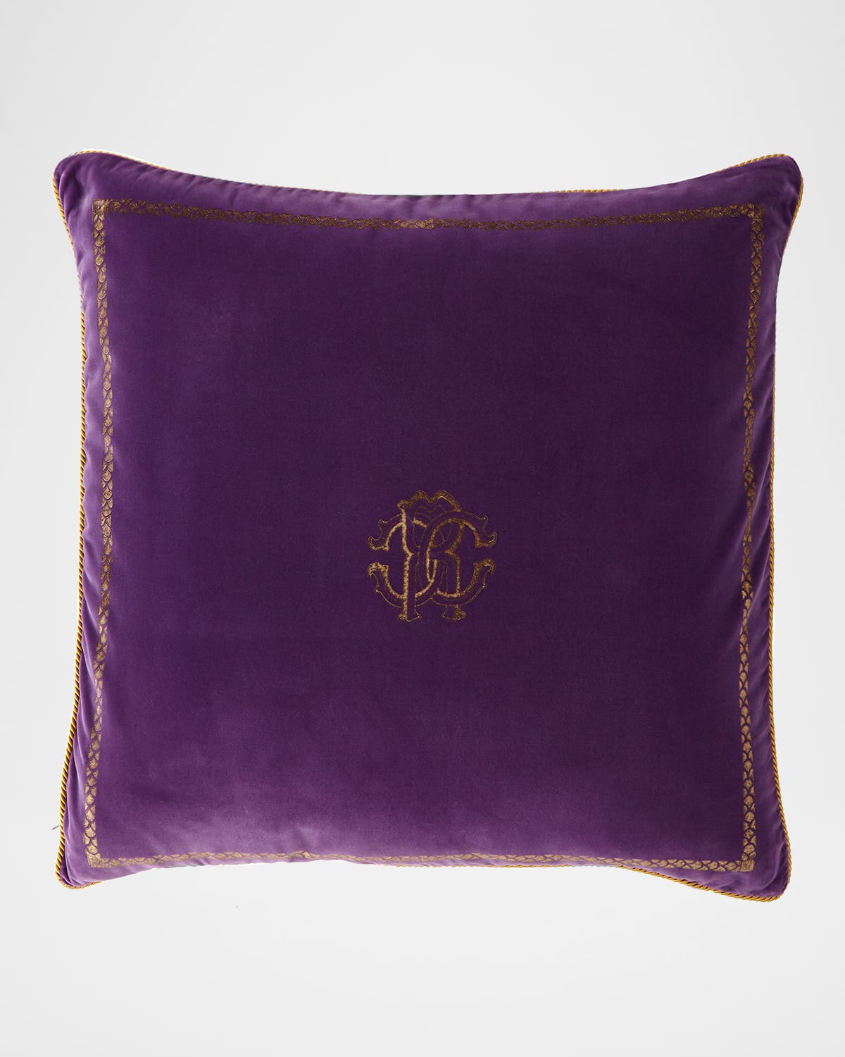 Roberto Cavalli Venezie Cushion In Purple