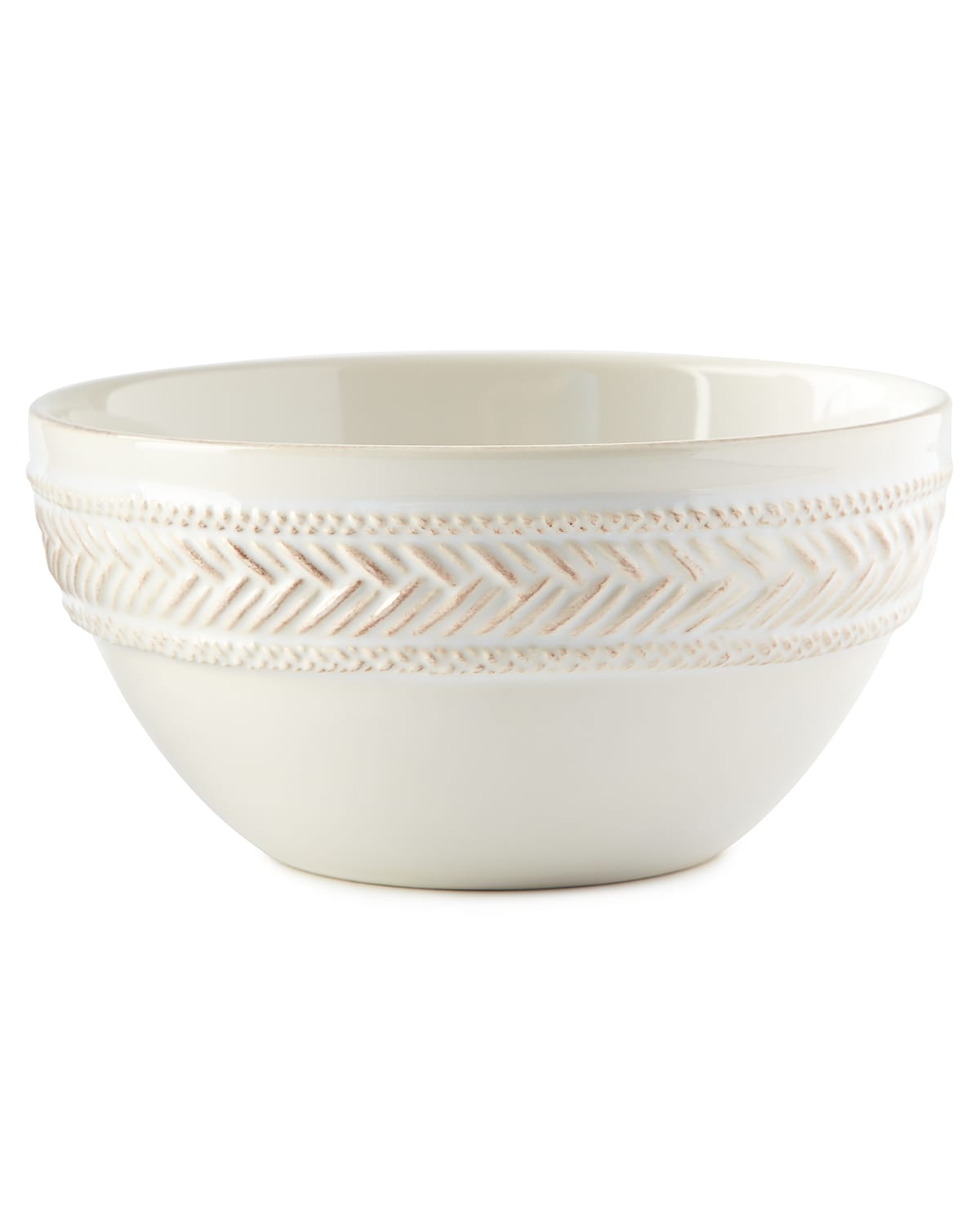 JULISKA LE PANIER WHITEWASH CEREAL/ICE CREAM BOWL