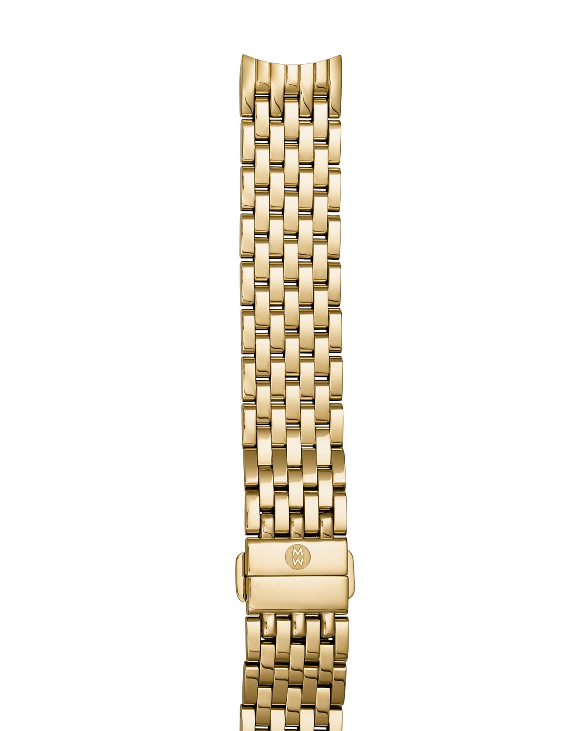 18K Gold-Plated 18mm Seven-Link Bracelet Strap