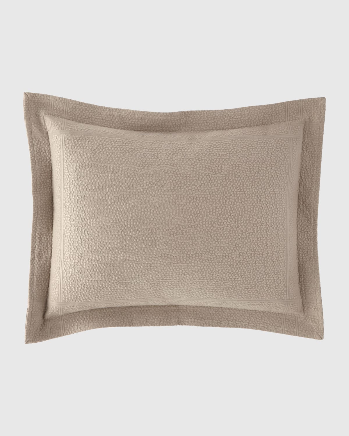 Peacock Alley Florence Sham In Platinum