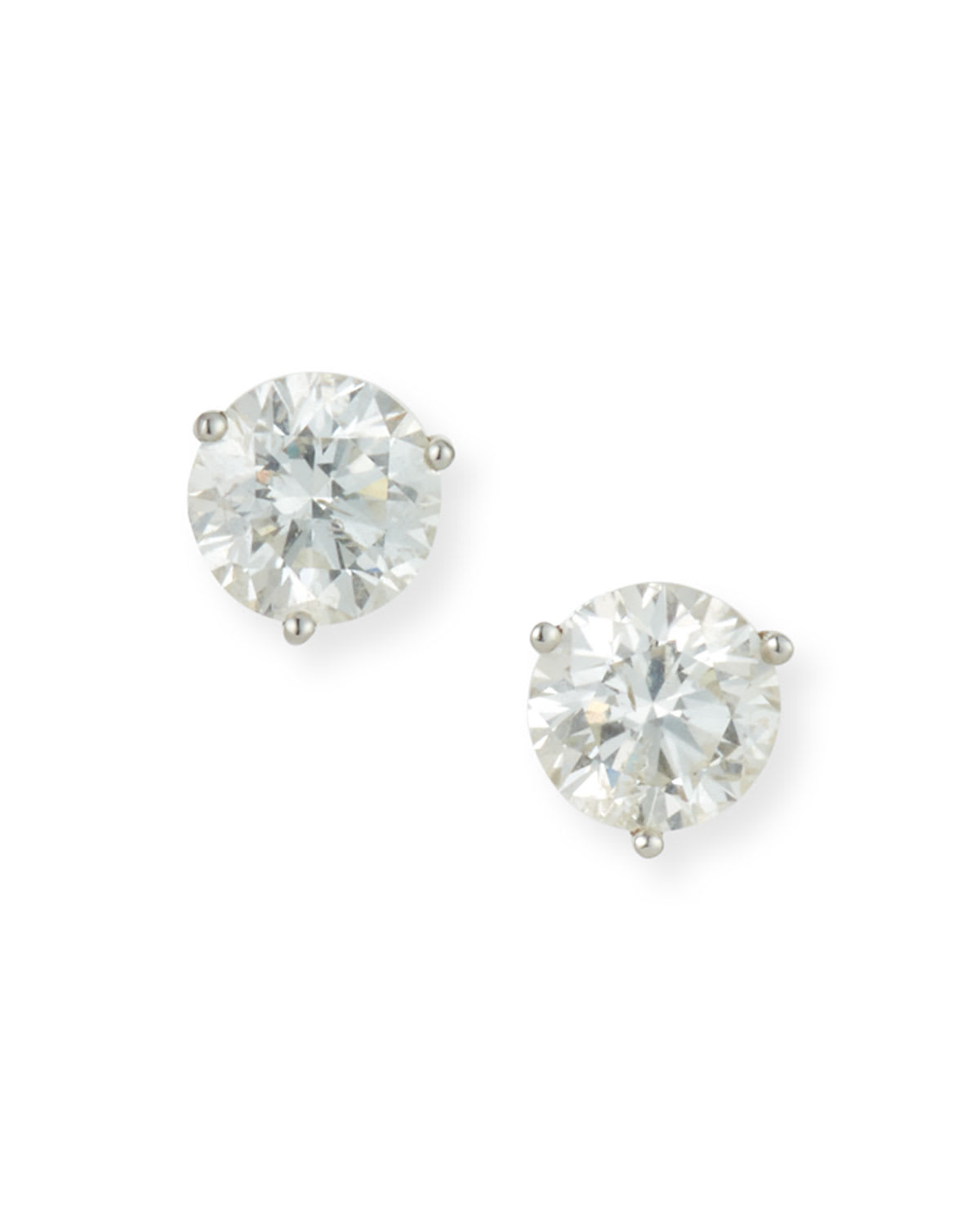 NM Diamond Collection Platinum Diamond Earrings