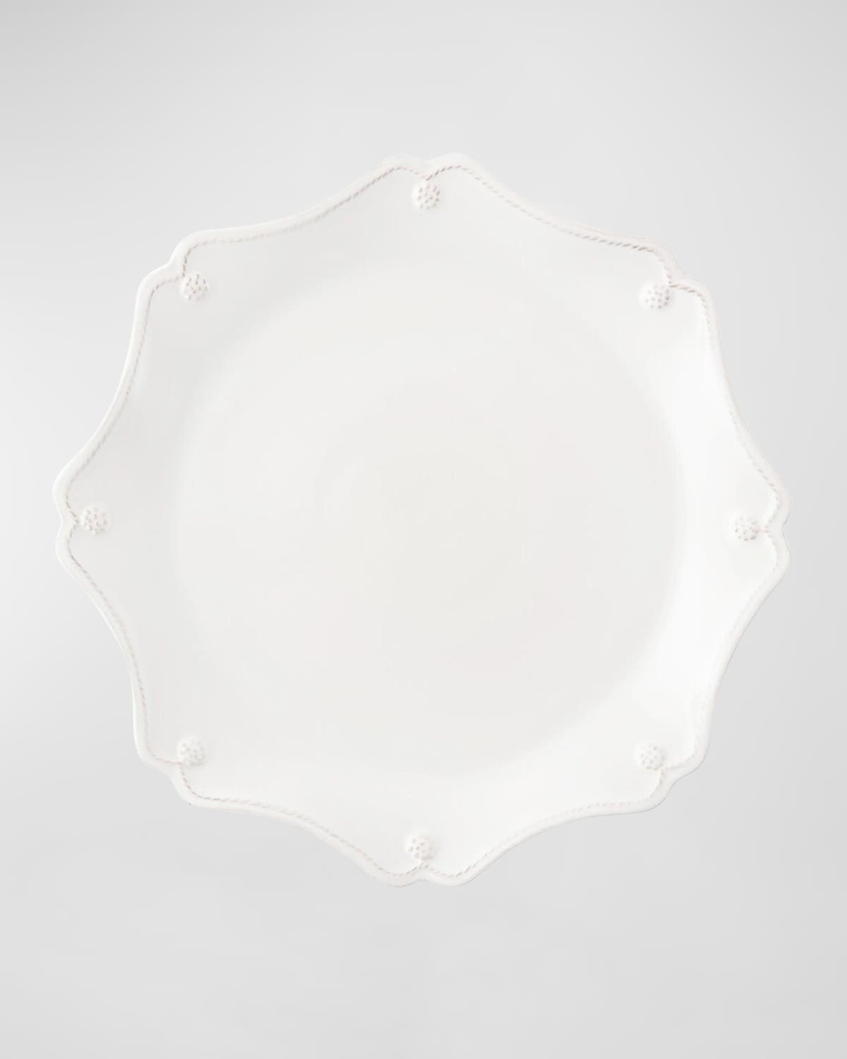 Juliska Berry & Thread Whitewash Scalloped Charger In Whitewash