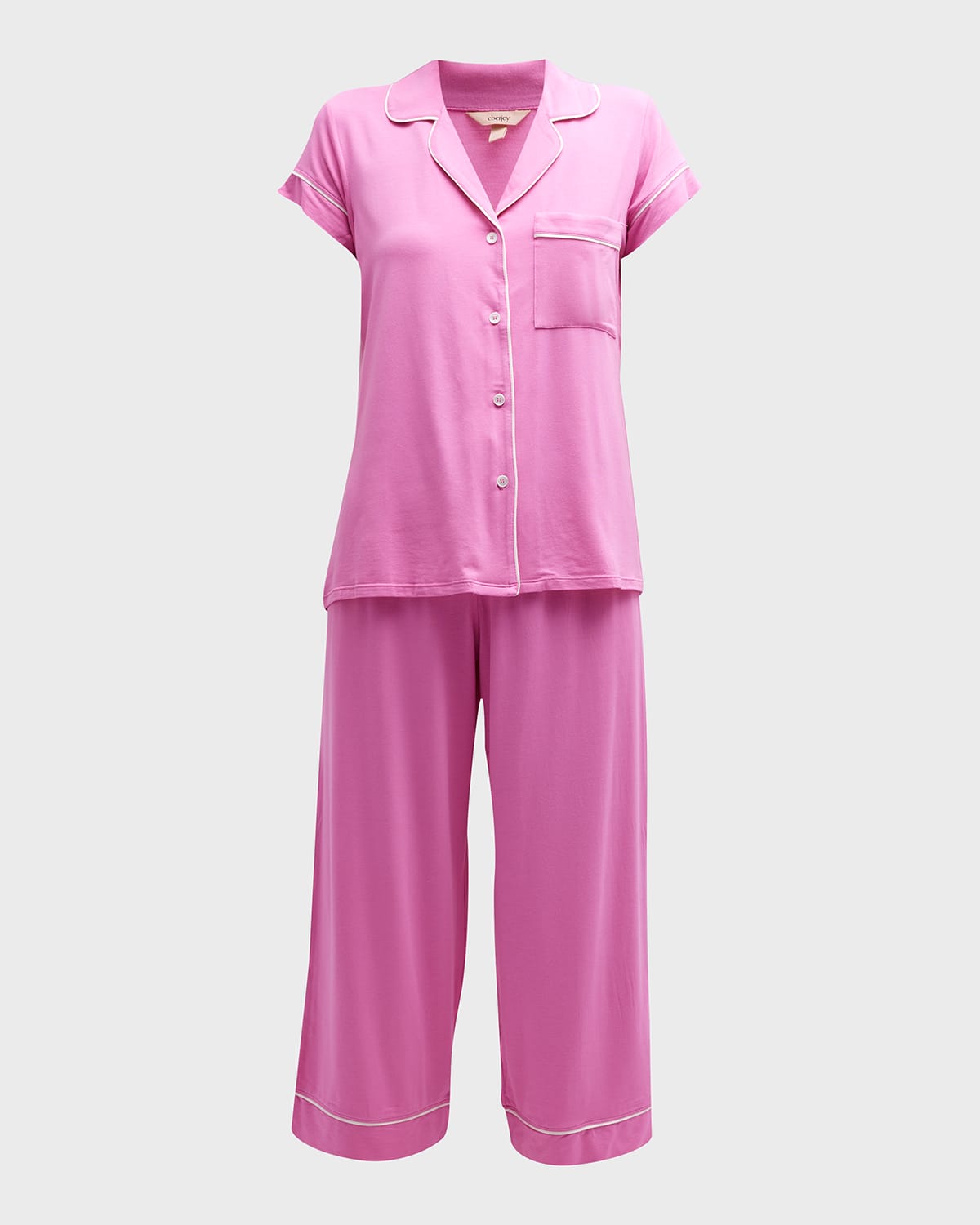 Gisele Short-Sleeve Cropped PJ Set