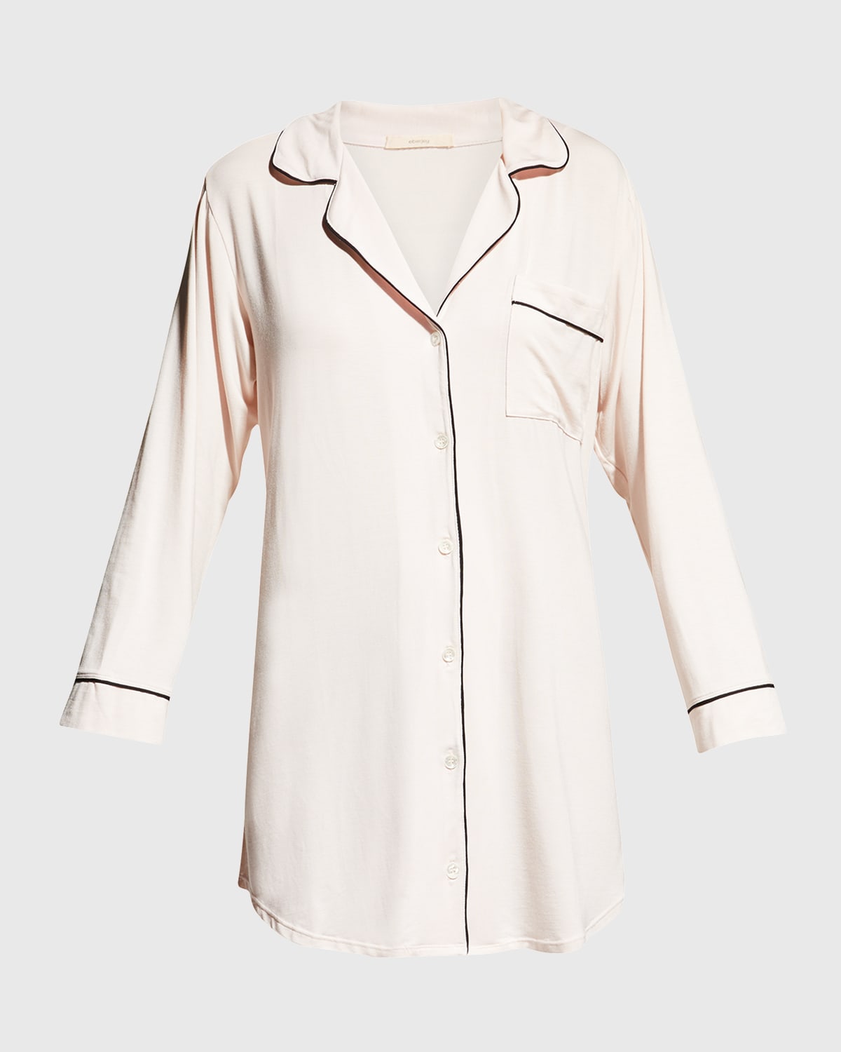 Eberjey Gisele Sleepshirt In Petal Pink Ivory