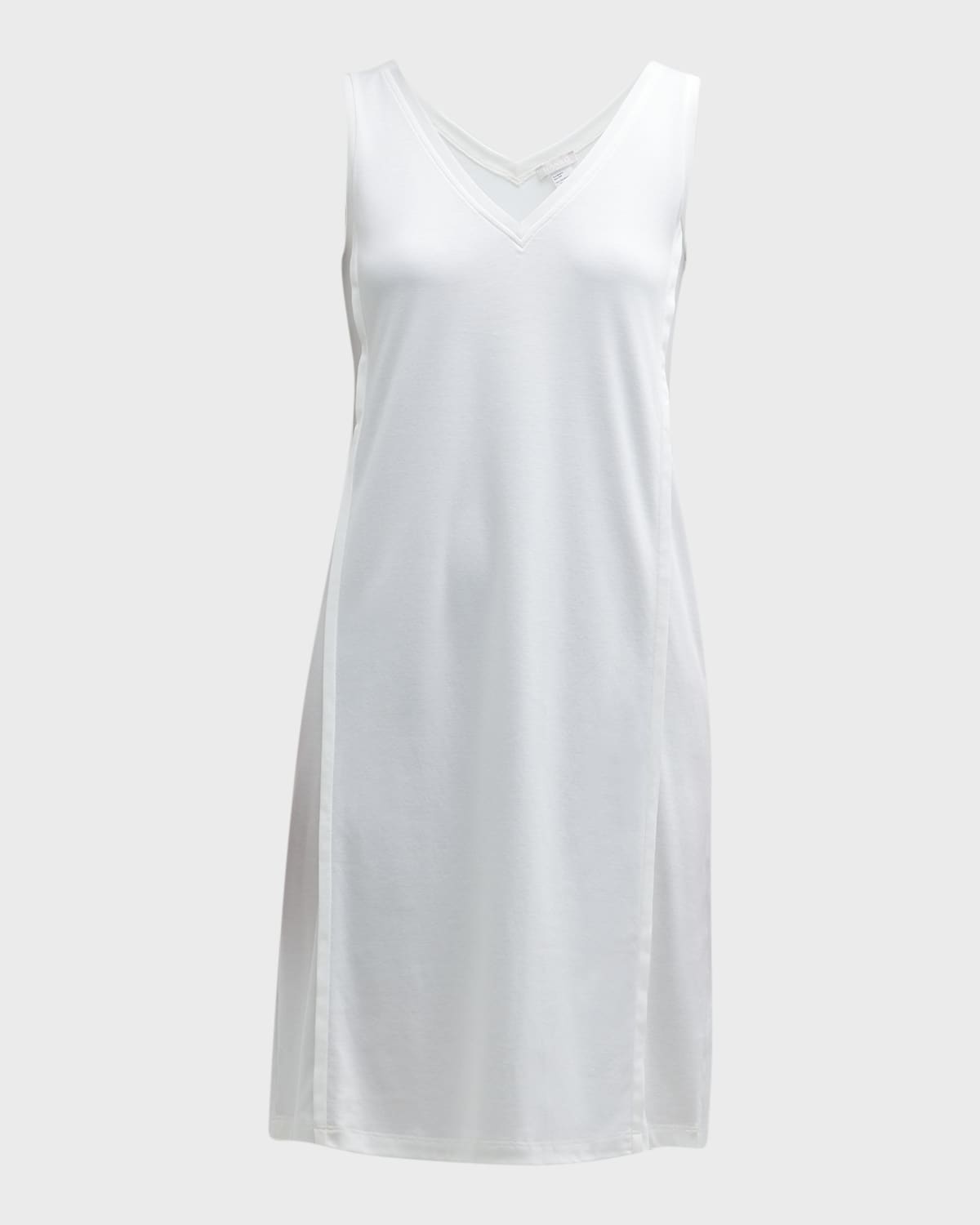 Hanro Pure Essence Tank Gown In Blueberry