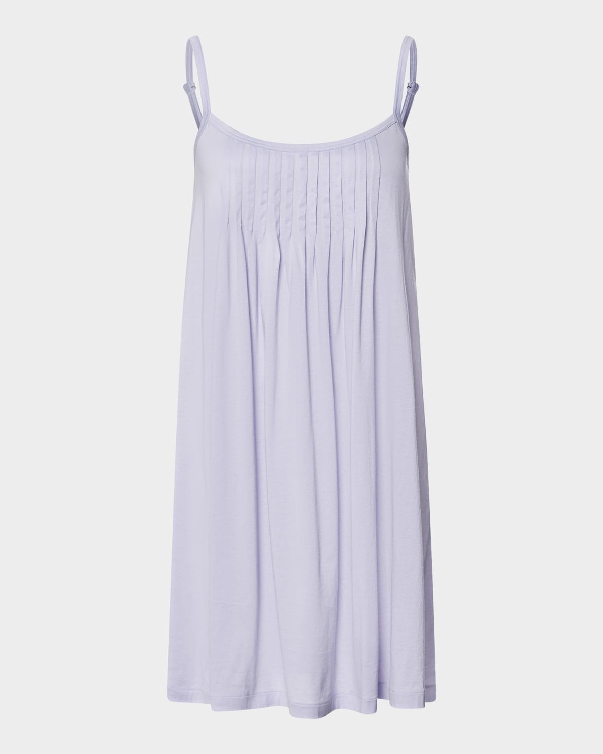 Hanro Juliet Pleated Chemise In Purple