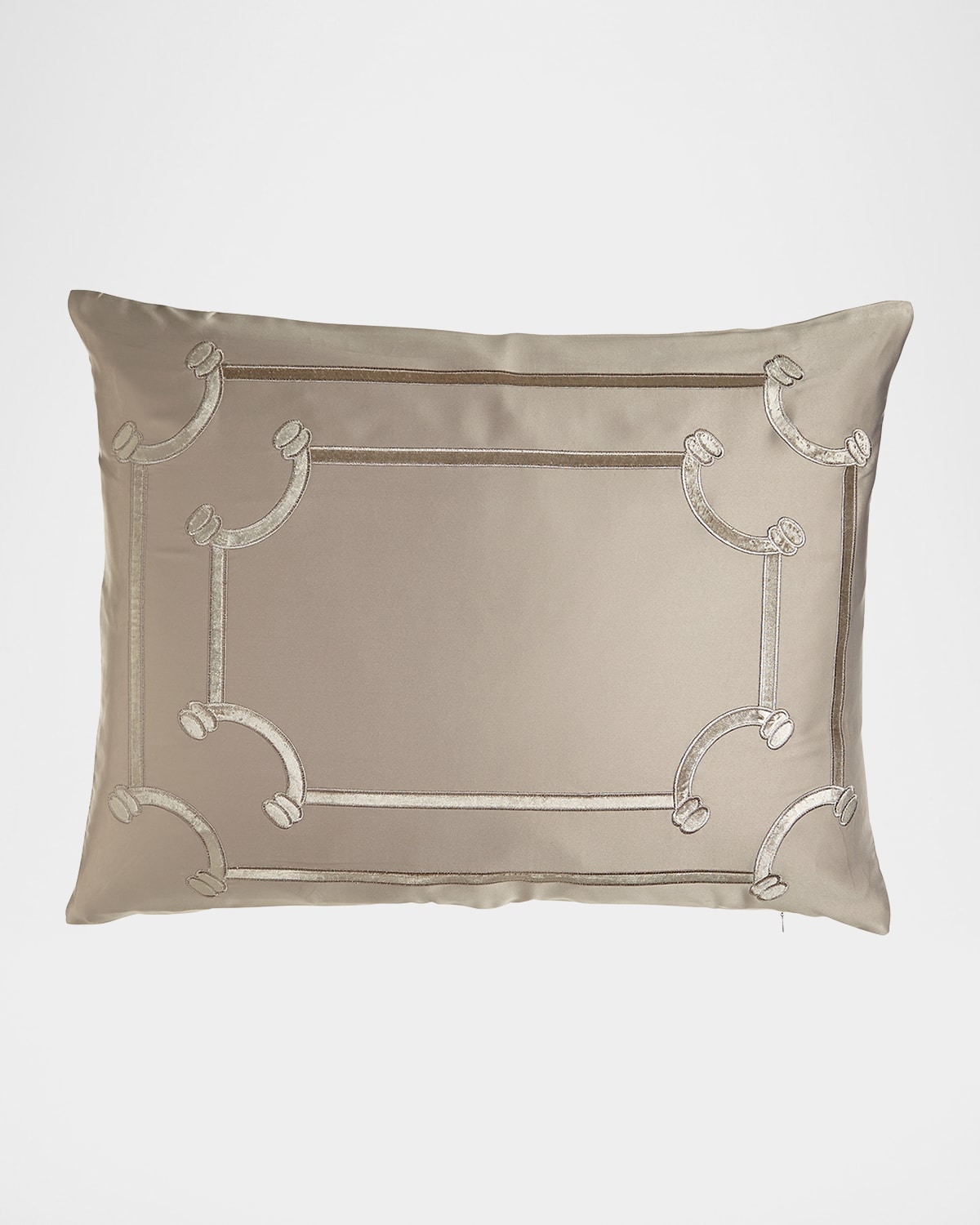 Lili Alessandra King Vendome Sham In Taupe