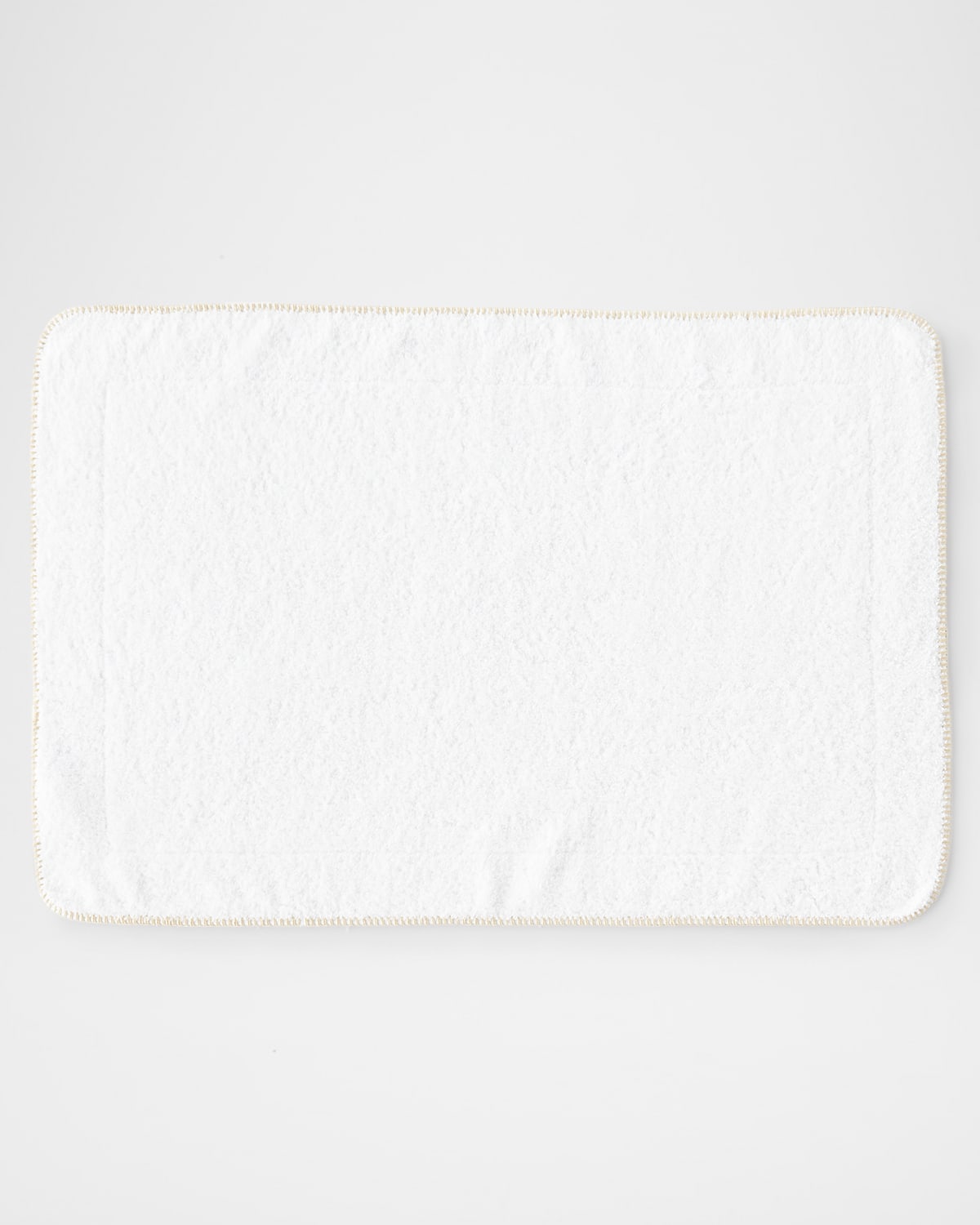 Matouk Whipstitch Tub Mat In Ivory