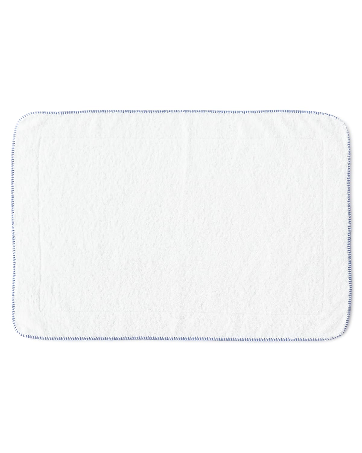 Matouk Whipstitch Tub Mat In Periwinkle