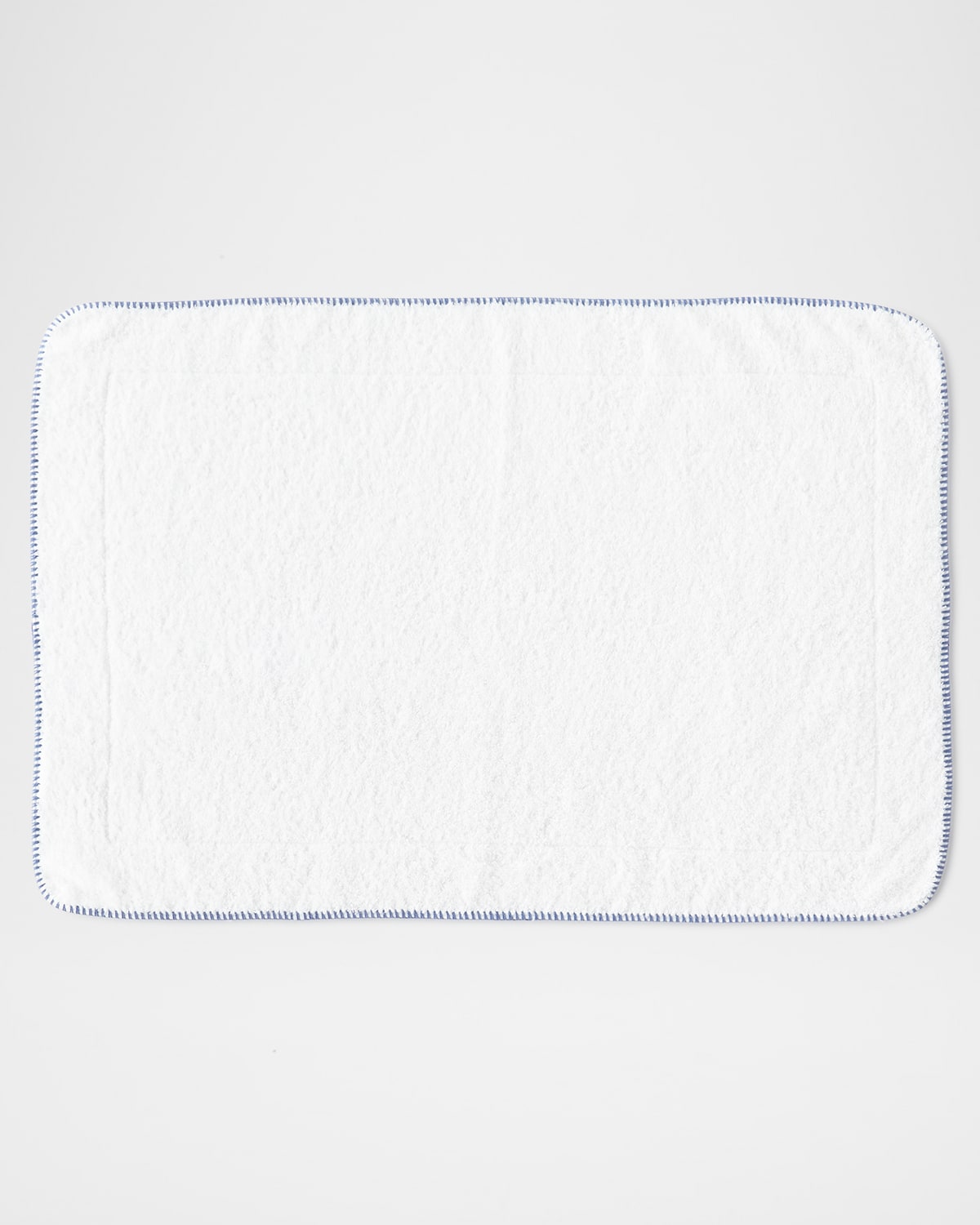 Matouk Whipstitch Tub Mat In Periwinkle