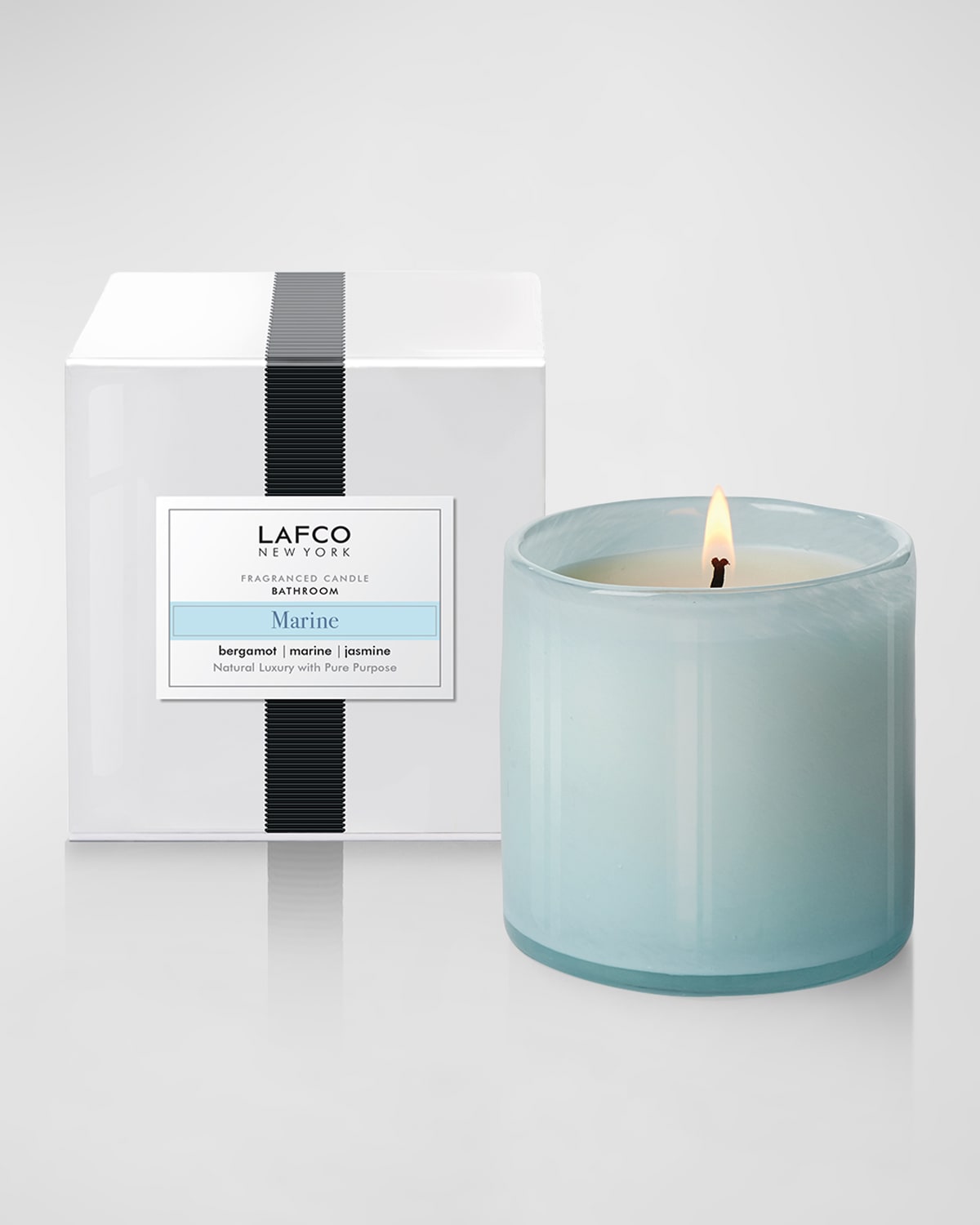 Lafco New York Marine Signature 15.5oz Candle In Light Blue