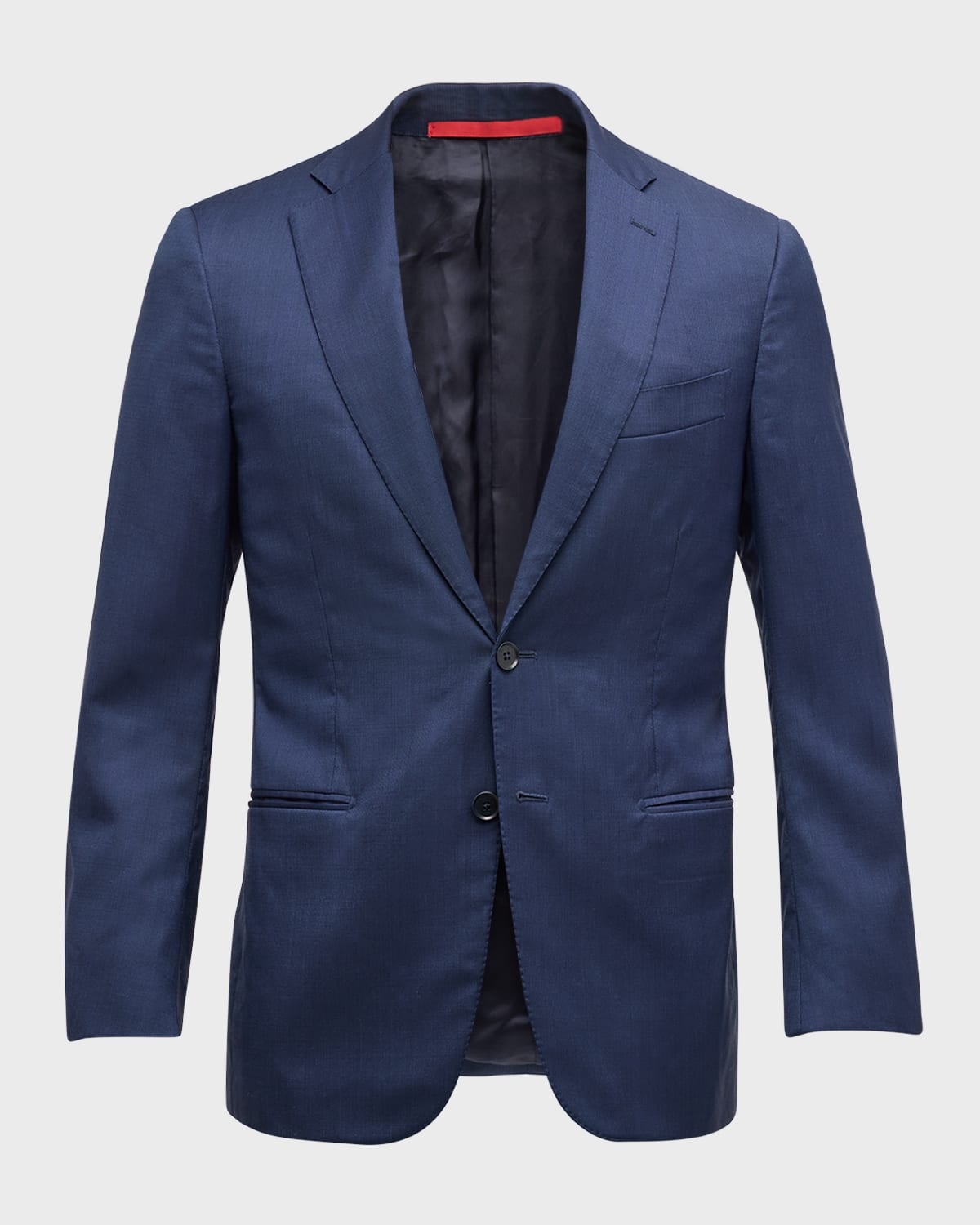 Isaia Solid Cashmere-blend Sport Coat In Dark Blue