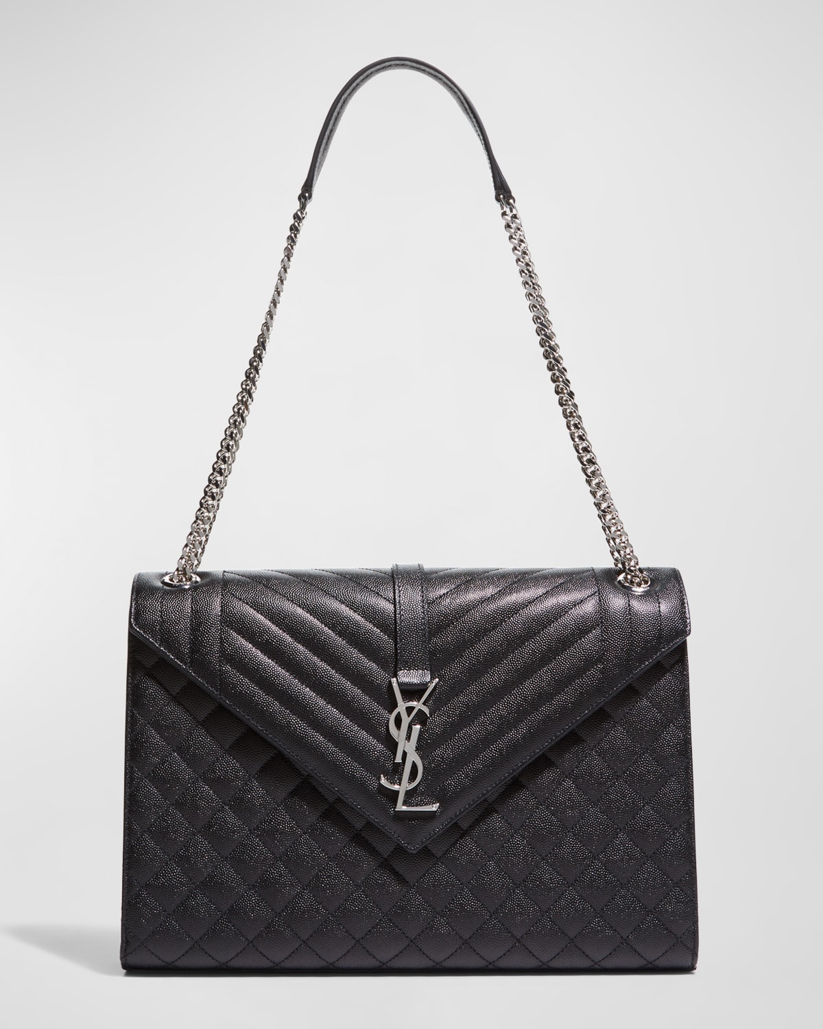 Ysl envelope clearance bag black hardware