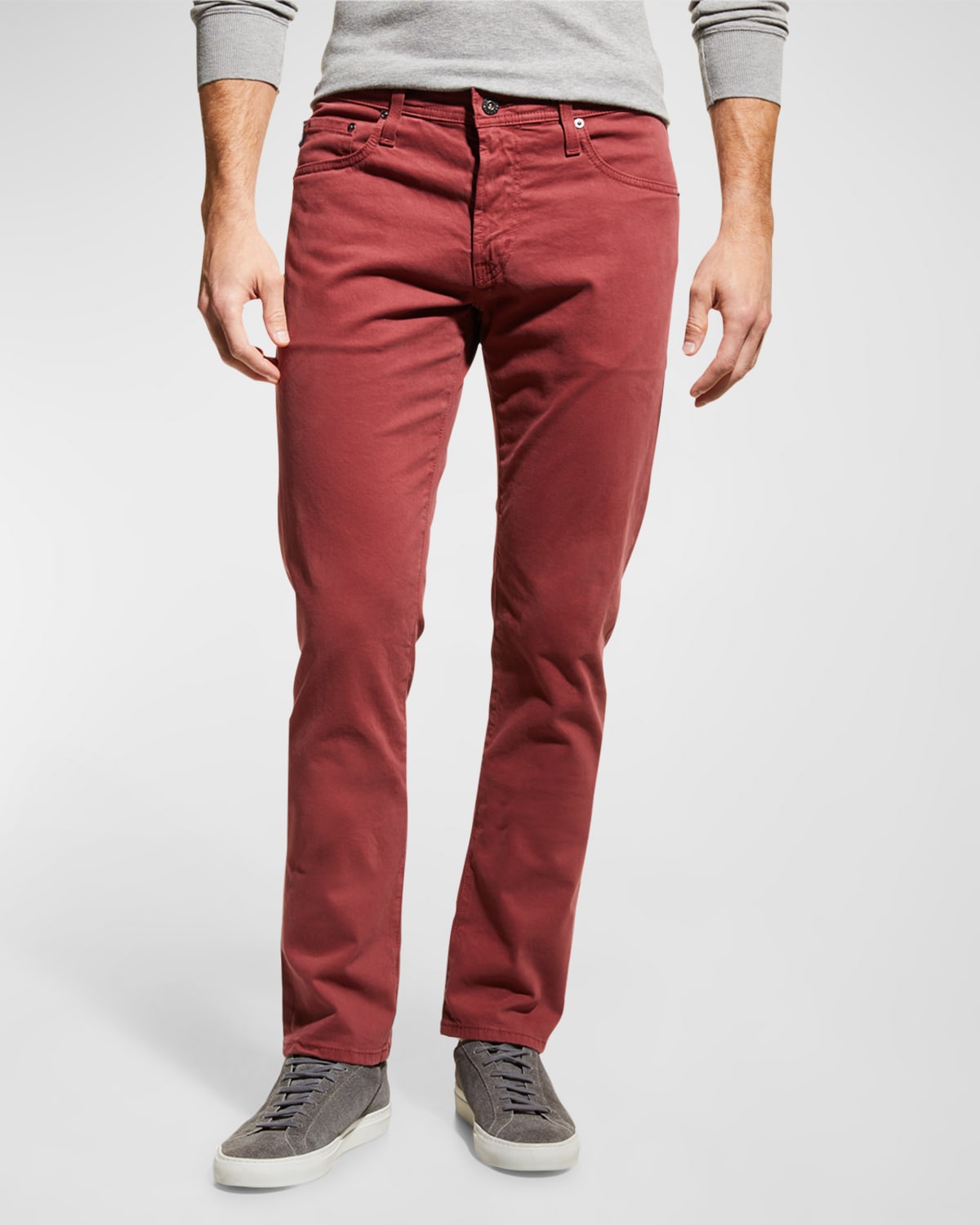 Ag Men's Tellis Modern Slim Sud Twill Pants In Crimson Rose