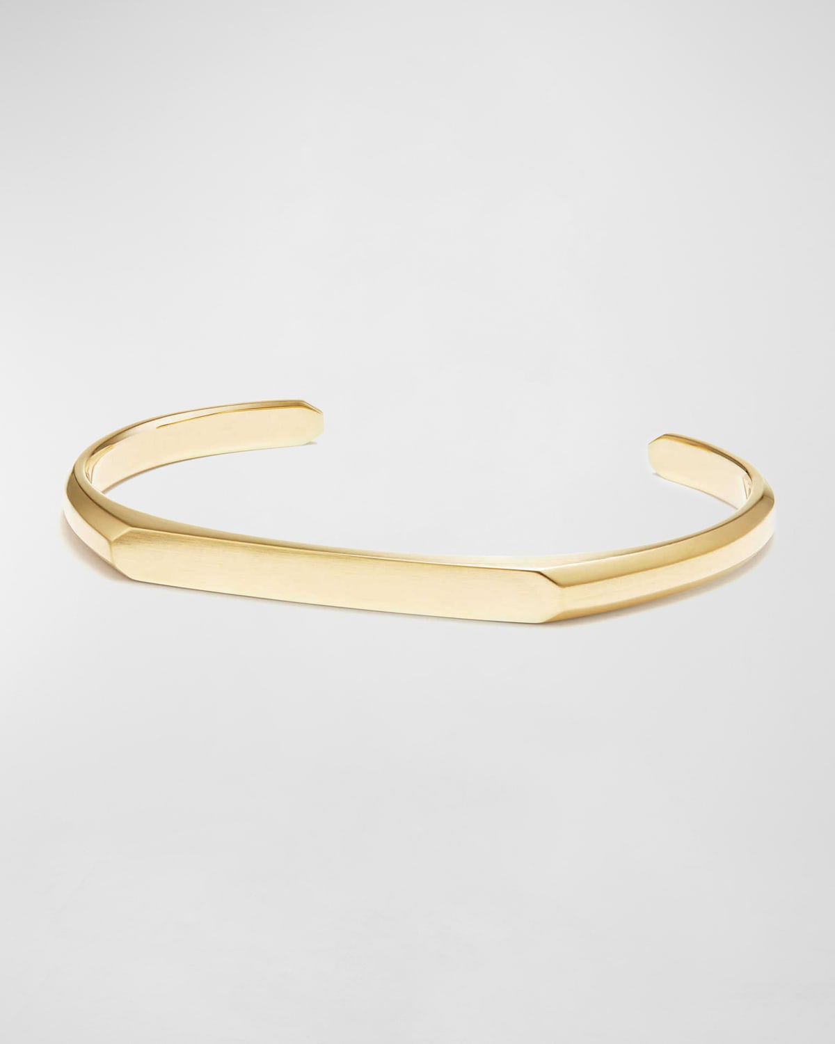 DAVID YURMAN MEN'S 5.5MM 18K GOLD STREAMLINE CUFF BRACELET 