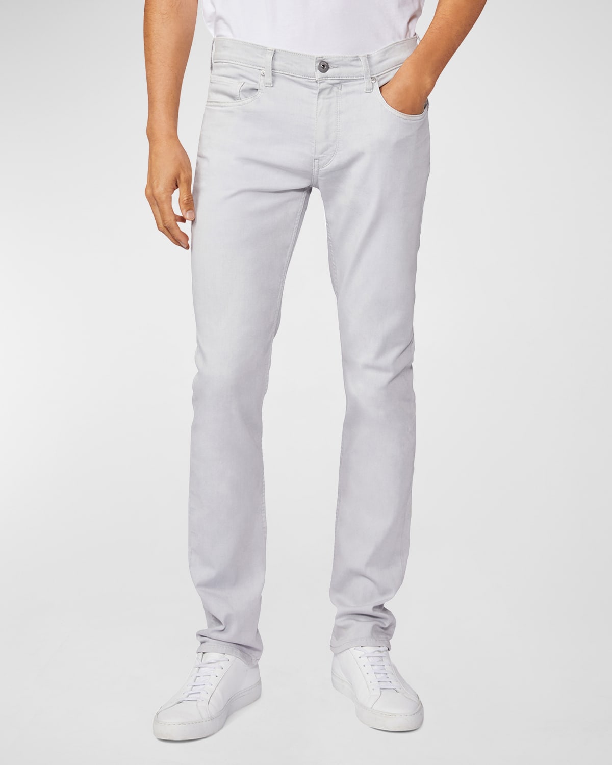 Paige Men's Federal Slim-straight Jeans In Vint Fossil Rock