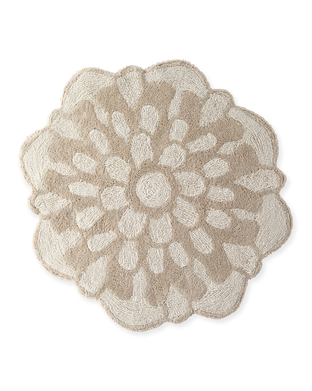 Missoni Otil Reversible Flower-shaped Bath Rug In Ivory