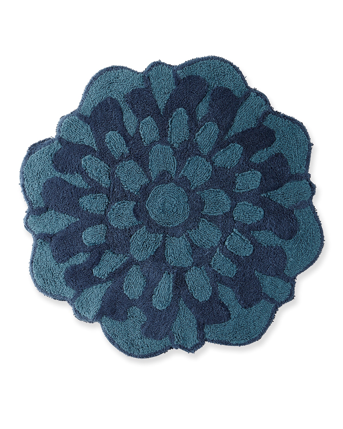 Missoni Otil Reversible Flower-shaped Bath Rug In Blue