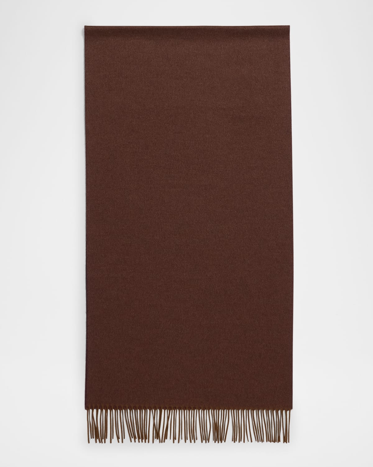Cashmere Sciarpa Two-Tone Fringe-Trim Scarf
