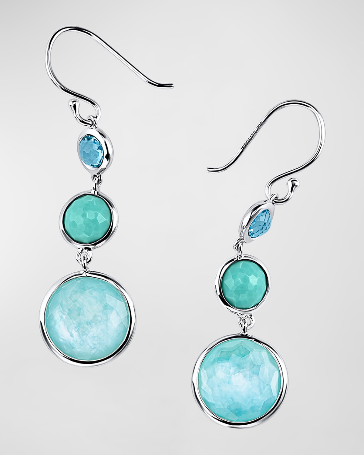 Ippolita Women's Lollipop Lollitini Sterling Silver & Multi-stone Triple-drop Earrings In Multi