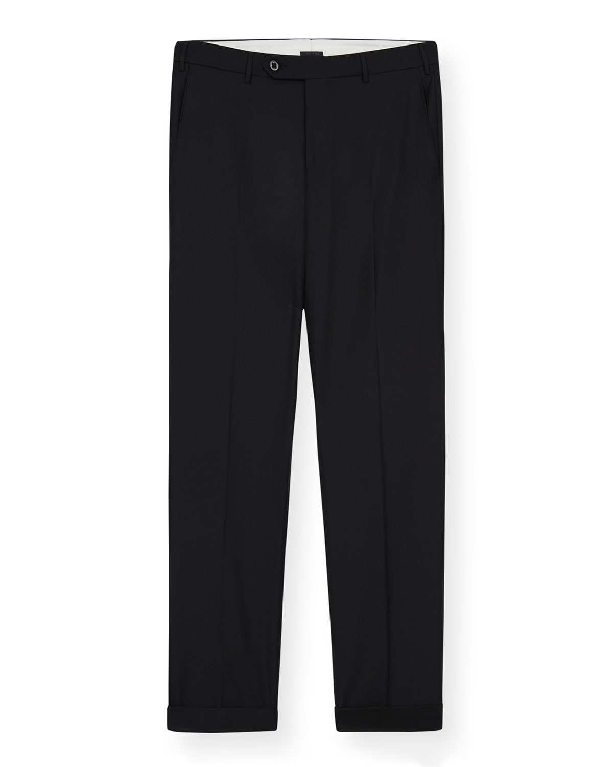 Zanella Men's Parker Classic Flat-front Trousers In Blue