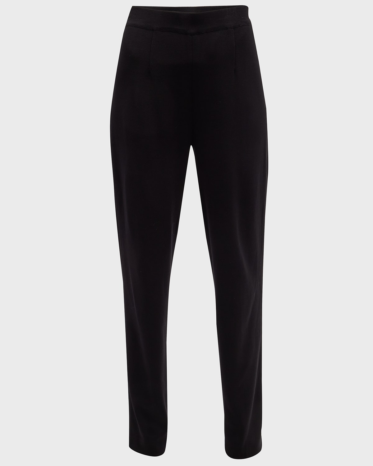 Shop Misook Straight-leg Pants In Black