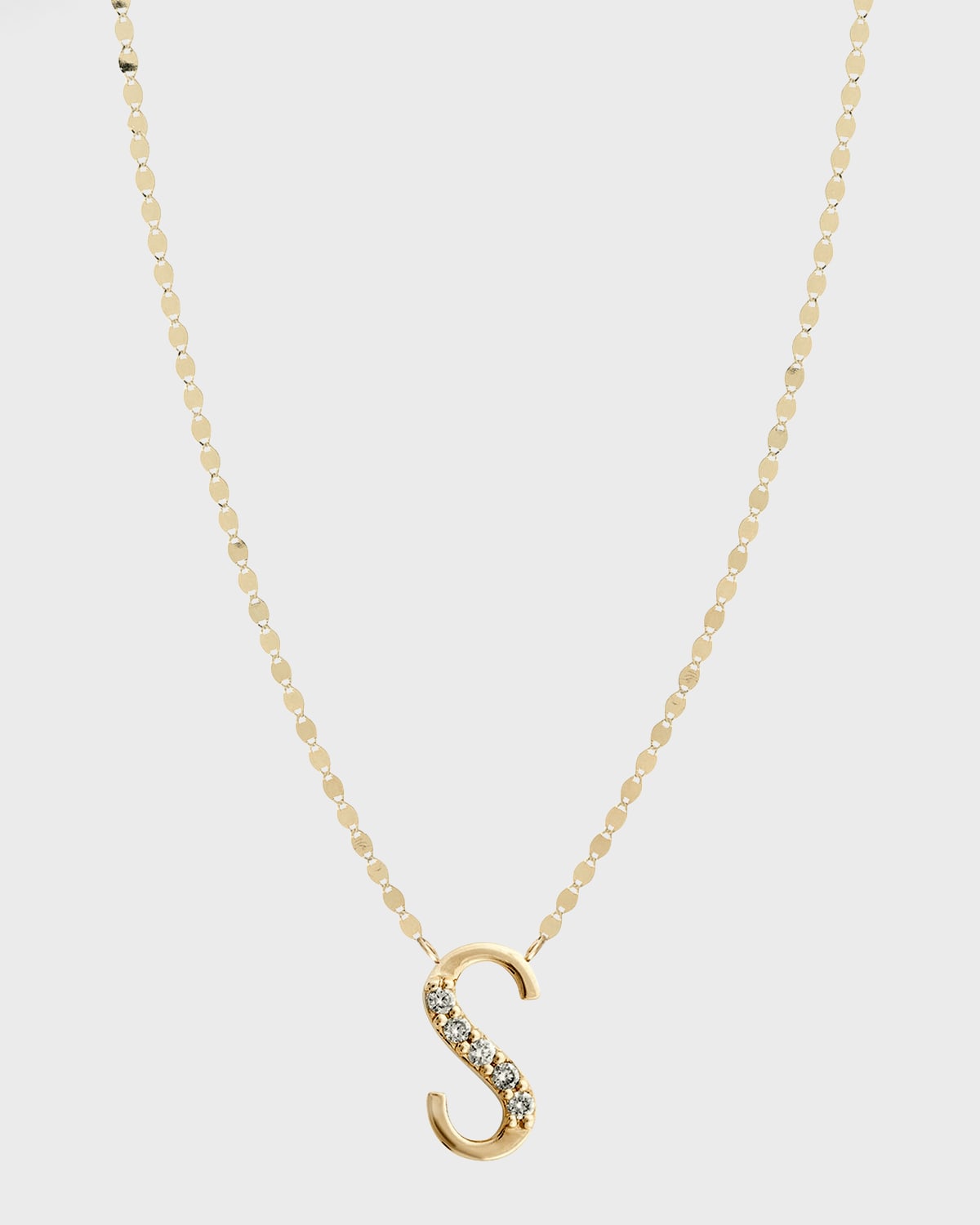 Get Personal Initial Pendant Necklace with Diamonds