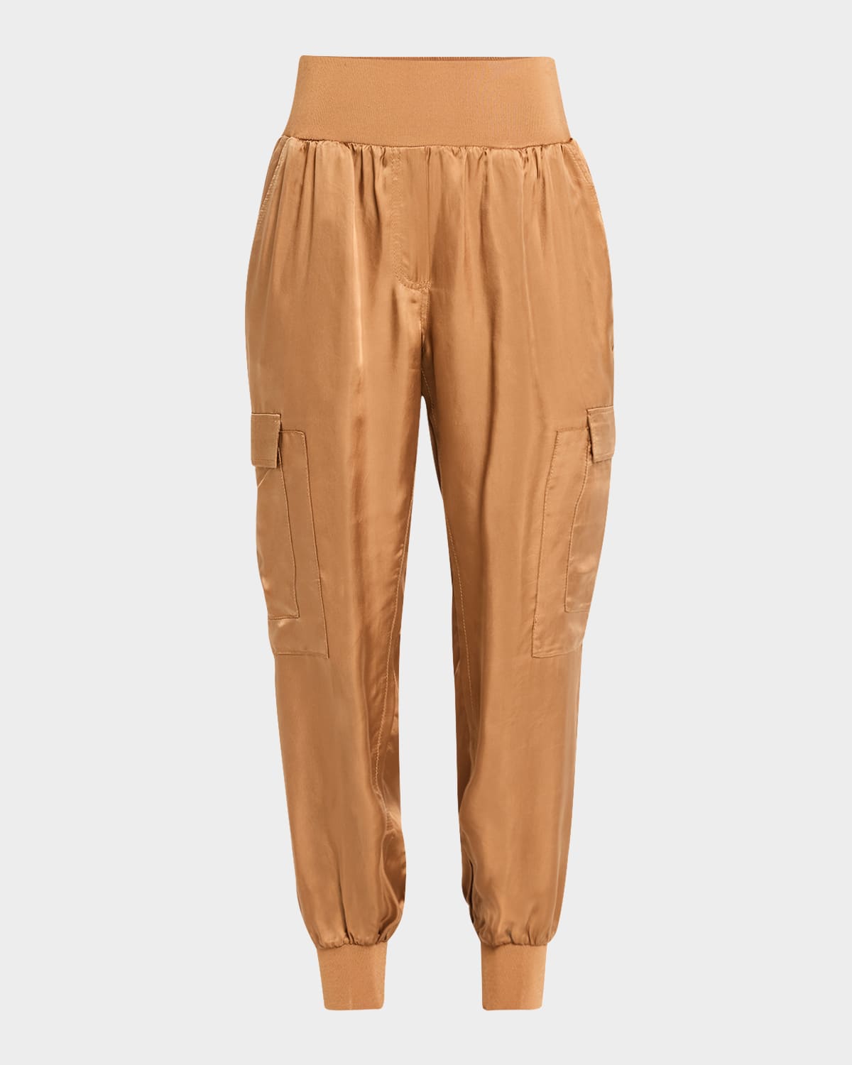 CINQ À SEPT TOUS LES JOURS GILES SATIN JOGGER PANTS 