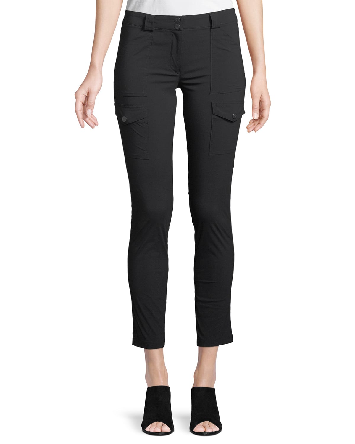 Anatomie Kate Slim Cargo Pants In Black ModeSens