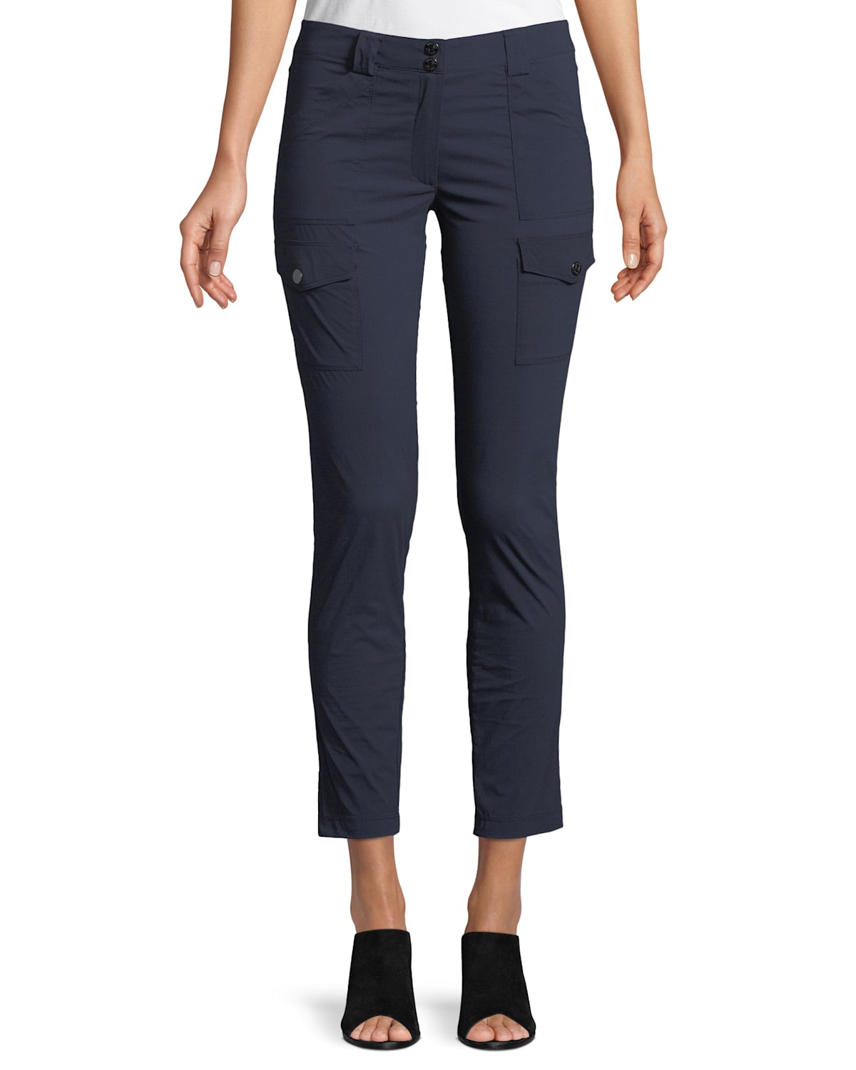 Anatomie Kate Slim Cargo Pants In Navy