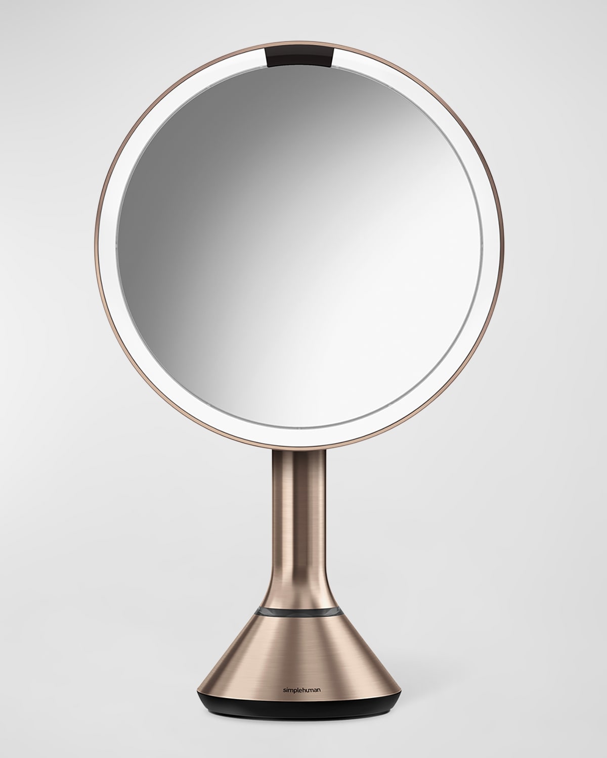 8" Sensor Mirror With Brightness Control, Rose Gold