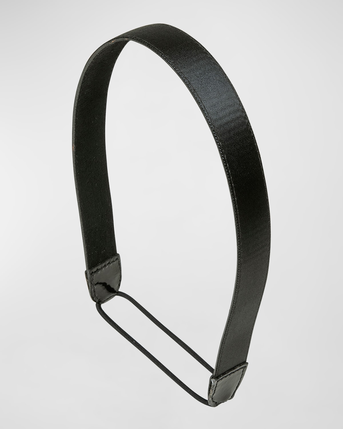 Jennifer Behr Elastic Satin Headband In Black