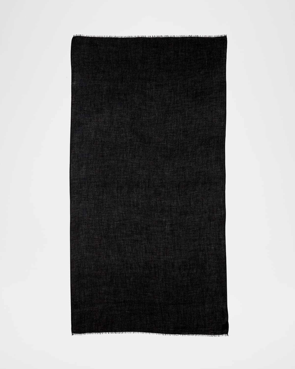 Shop Sofia Cashmere Lightweight Cashmere Scarf In Black