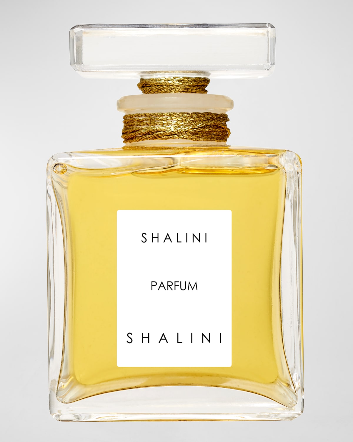 Shop Shalini Parfum Cubique Glass Bottle With Glass Stopper Sealed With Gold Thread, 1.7 Oz./ 50 ml