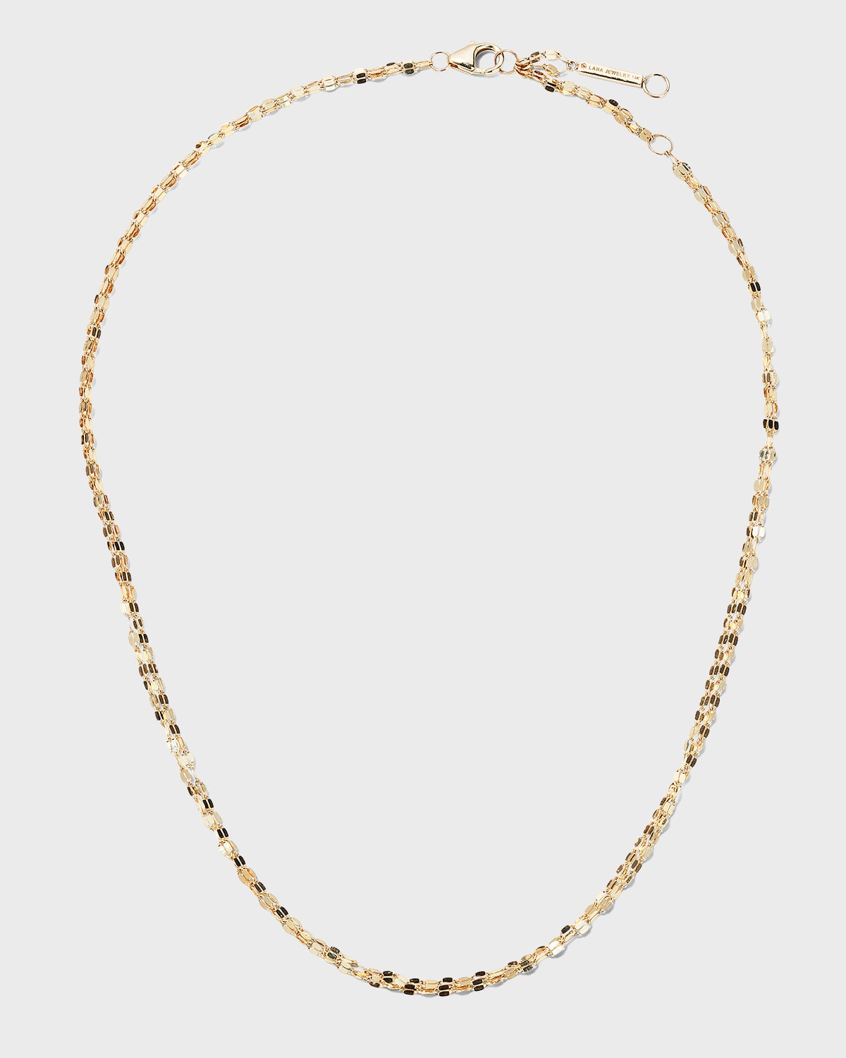 Shop Lana Blake Two-strand Choker Chain Necklace In Gold