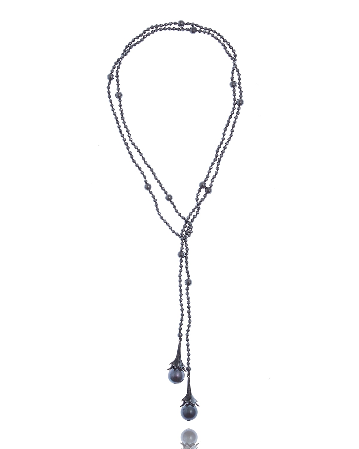 M.c.l By Matthew Campbell Laurenza Multi-pearl & Hematite Beaded Necklace