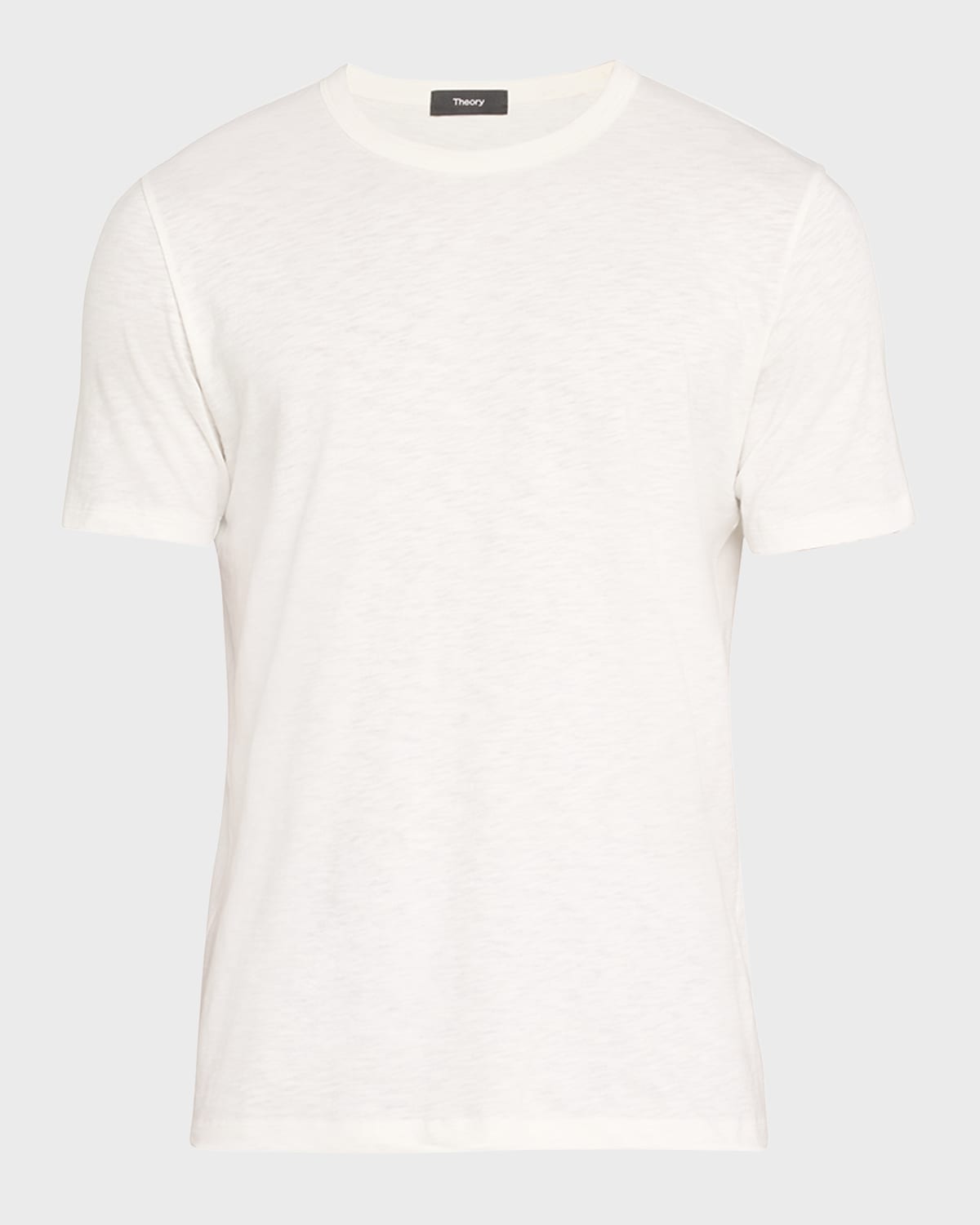 Theory Round-neck Short-sleeved T-shirt In White