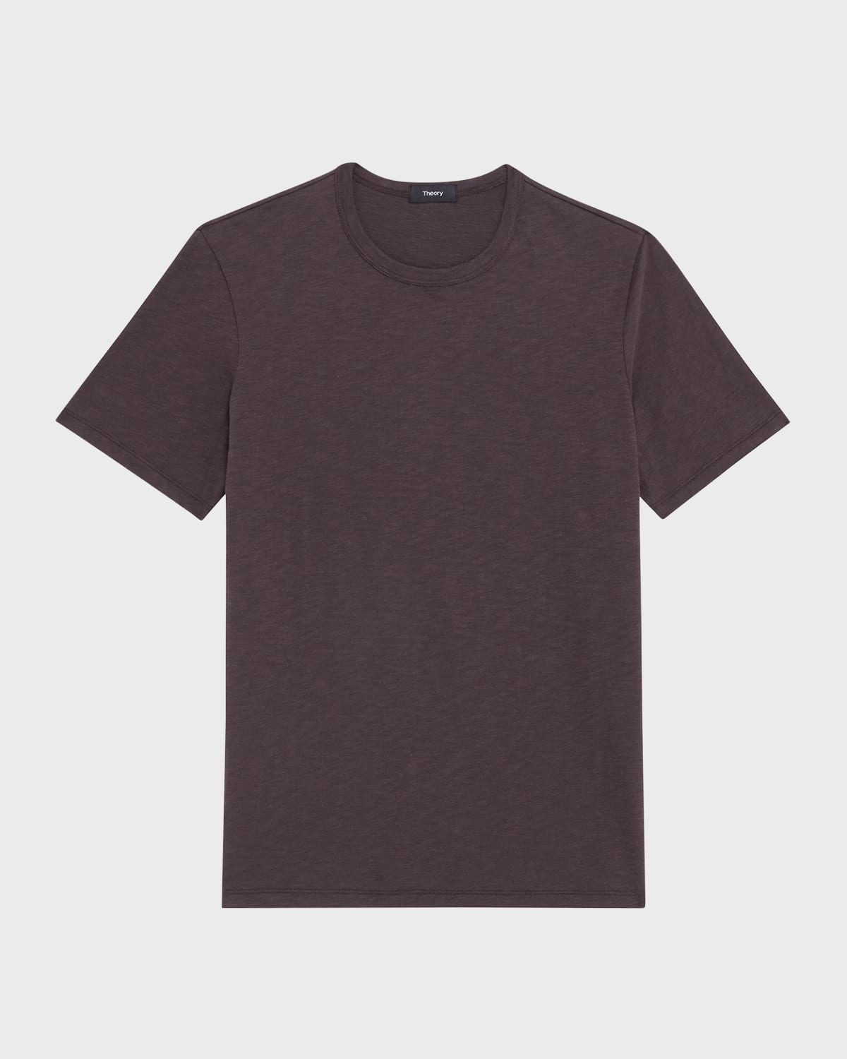 Theory Cosmos Essential Slub Cotton T-shirt In Malbec