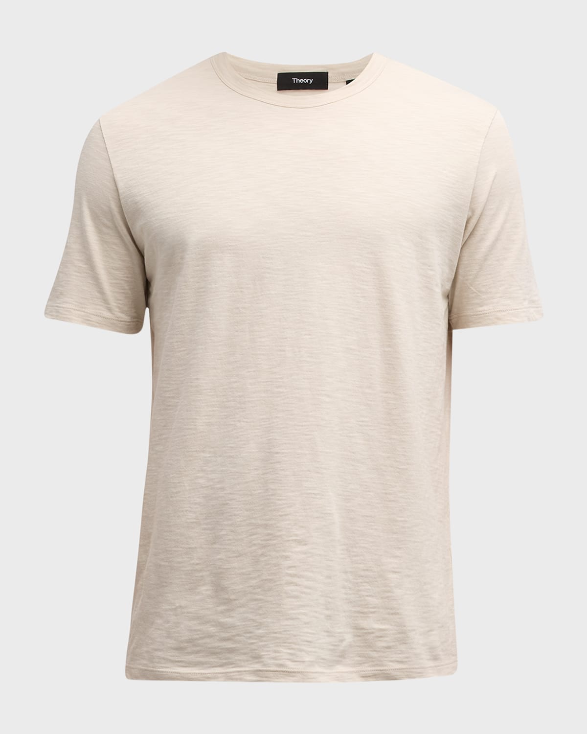 Theory Cosmos Essential Slub Cotton T-shirt In Sand