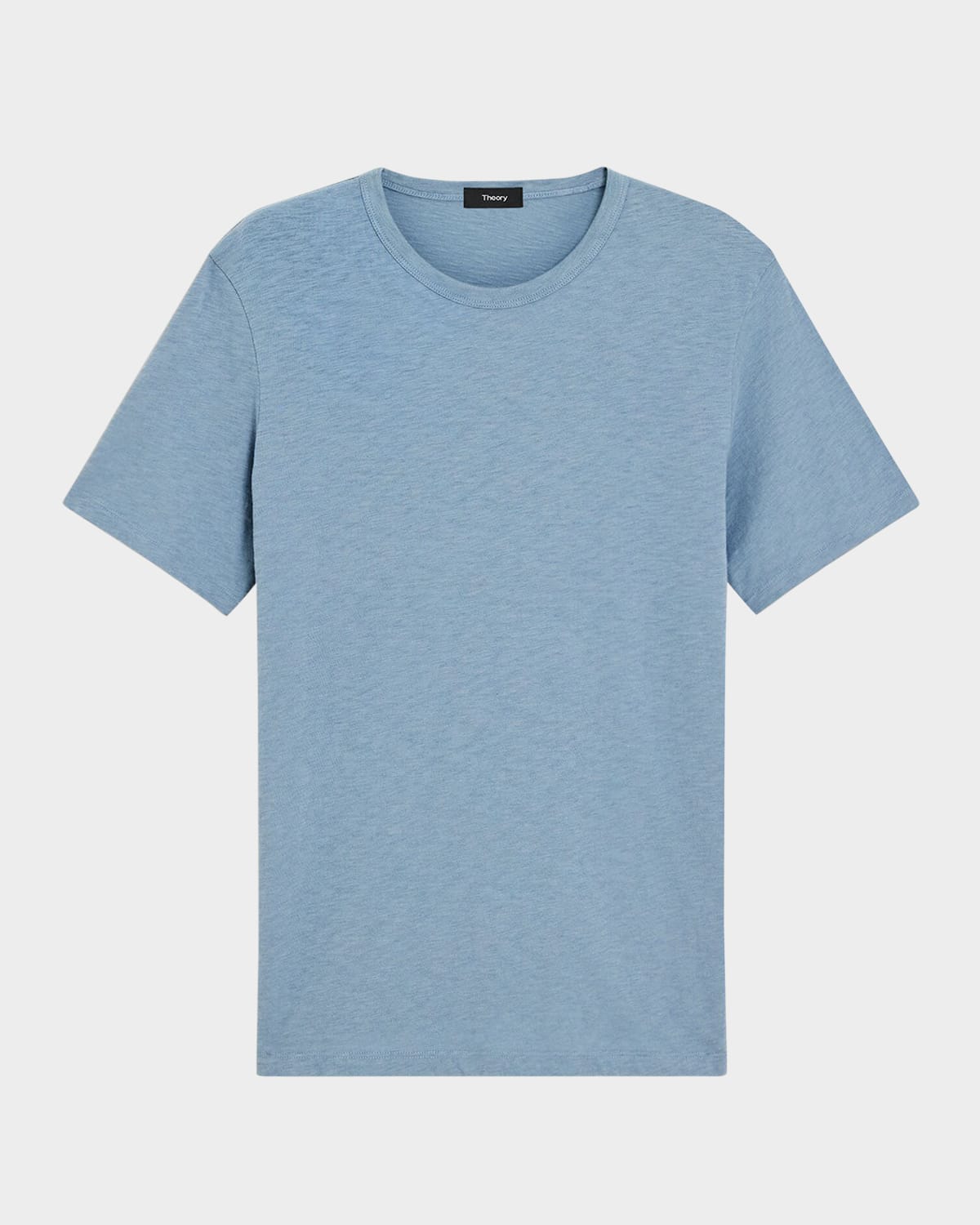 Theory Essential Crewneck Short Sleeve Tee In Rainstorm