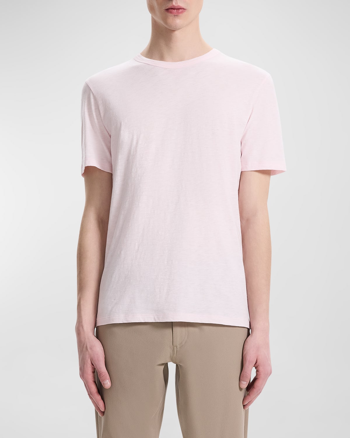Shop Theory Men's Cosmos Essential T-shirt In Pale Pnk