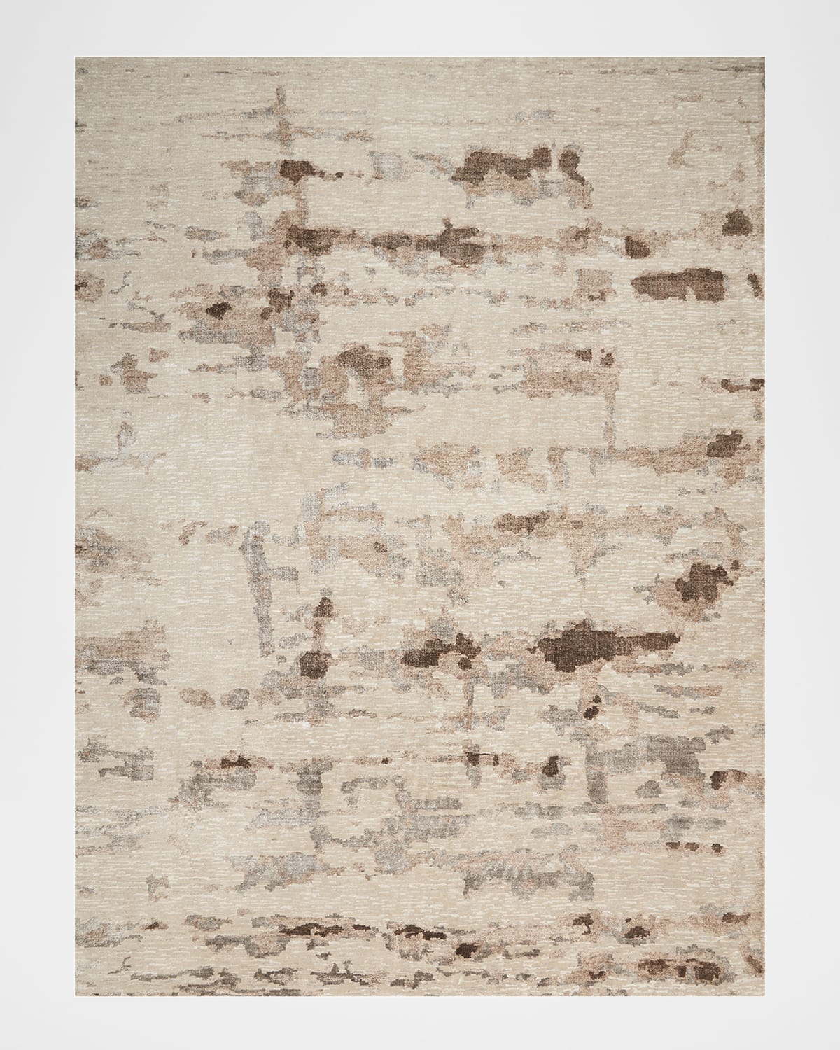 Christopher Guy Aquarelle Natural Truffle Hand-knotted Rug, 8' X 10'