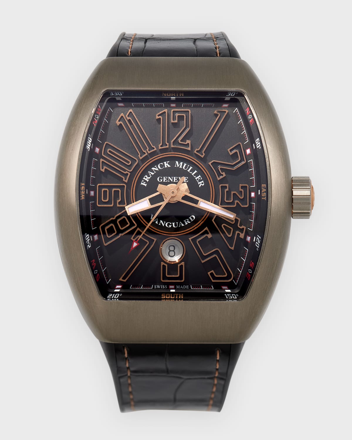 Franck muller vanguard black titanium sale