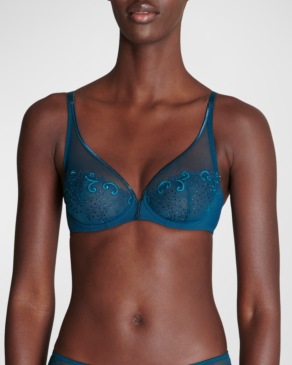 Simone Perele Andora 3d Convertible Plunge T-shirt Bra In Canyon