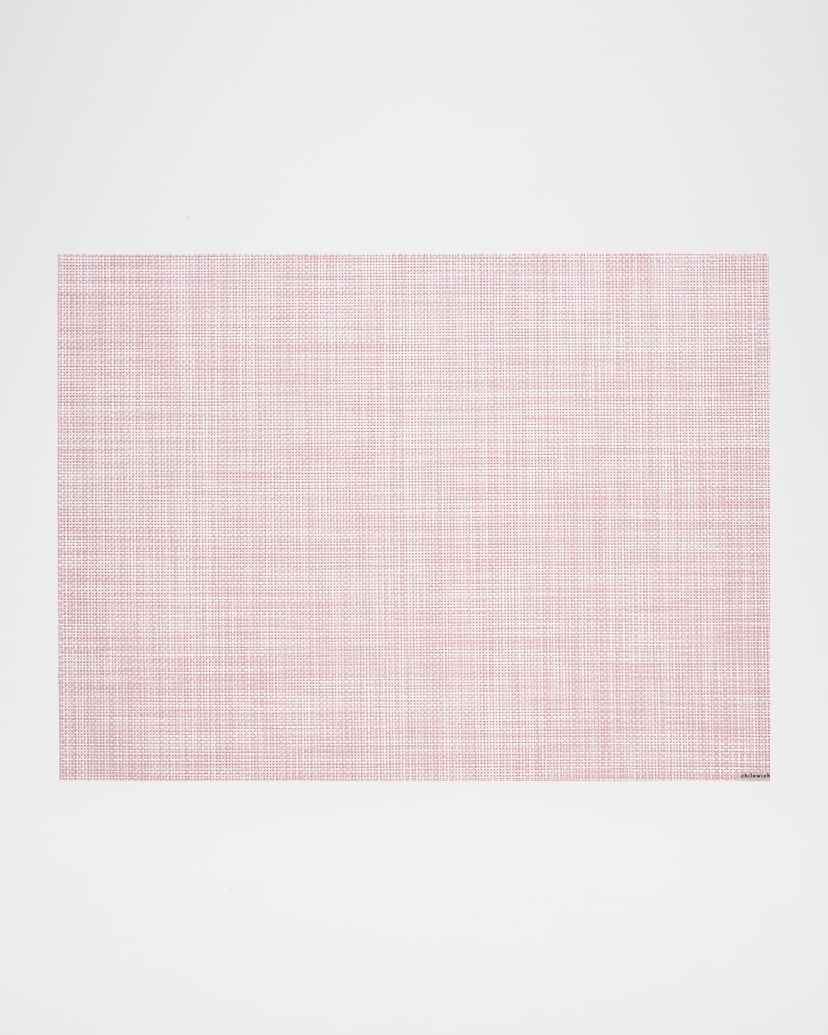 Chilewich Mini Basketweave Placemat, 14" X 19" In Blush