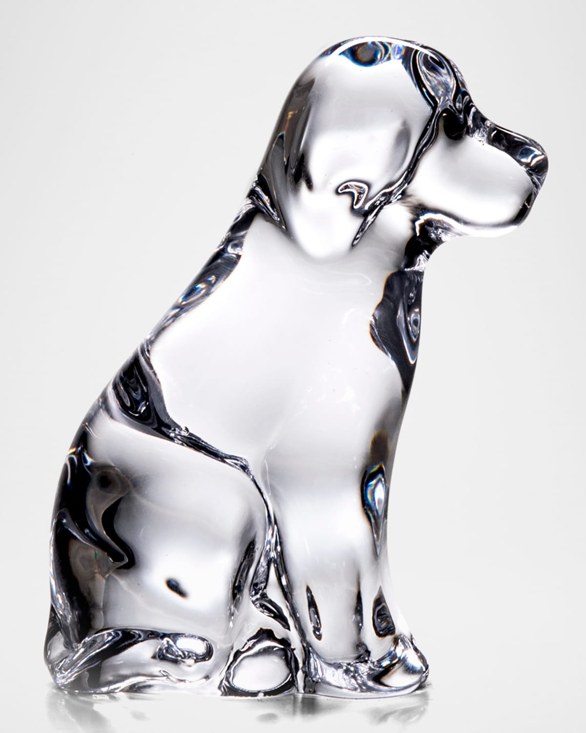 Simon Pearce Dog Figurine In Gift Box