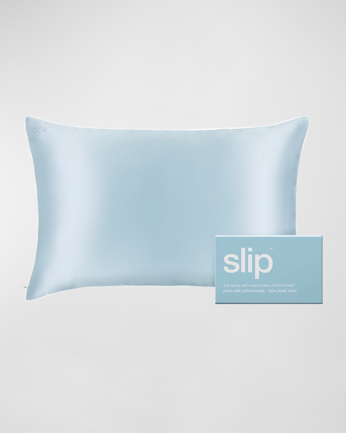 Shop Slip Pure Silk Pillowcase, Queen In Seabreeze