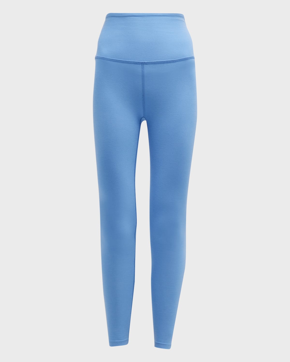 Beyond Yoga Caught In The Midi High-waist Space-dye Leggings In Flower Blue Heath
